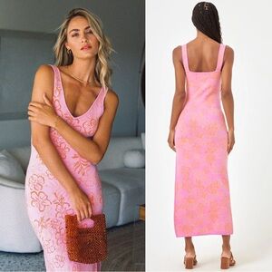 NEW L*Space Spring Fling Dress in Hibiscus Kiss Small